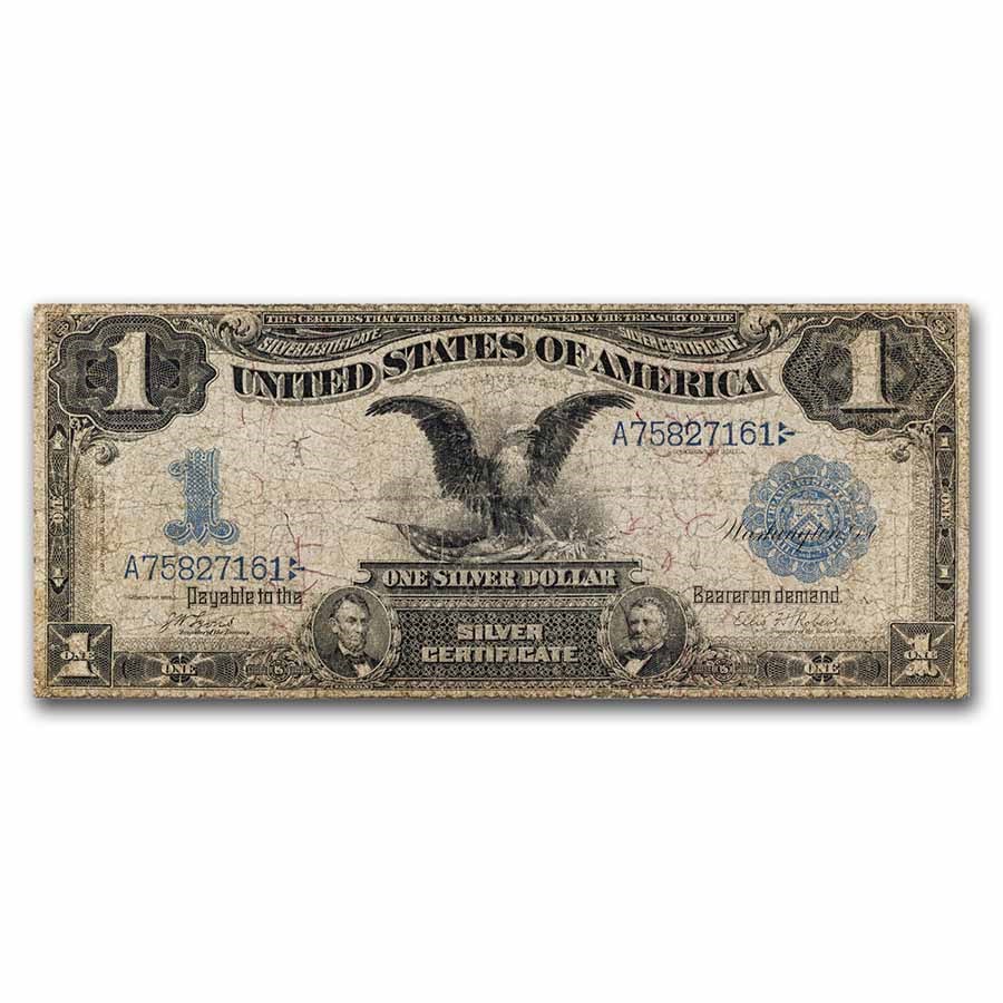 1899 $1.00 Silver Certificate Fine (Fr#226a) Inverted Error