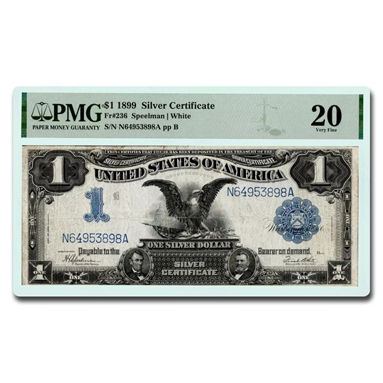 1899 $1.00 Silver Certificate VF-20 PMG (Fr#236) 1899 $1.00 Silver Certificate VF-20 PMG (Fr#236)