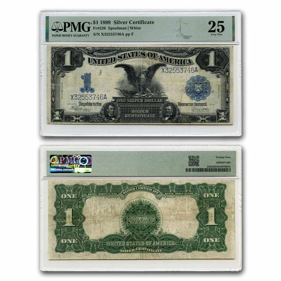 1899 $1.00 Silver Certificate VF-25 PMG (Fr#236)