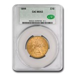 1899 $10 Liberty Gold Eagle MS-62 CACG