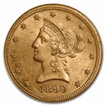 1899 $10 Liberty Gold Eagle MS-62 NGC