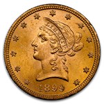 1899 $10 Liberty Gold Eagle MS-64 NGC