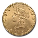1899 $10 Liberty Gold Eagle MS-64 NGC