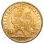 1899-1914 France Gold 10 Francs Rooster (AU)