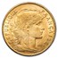 1899-1914 France Gold 10 Francs Rooster (AU)