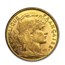1899-1914 France Gold 10 Francs Rooster BU