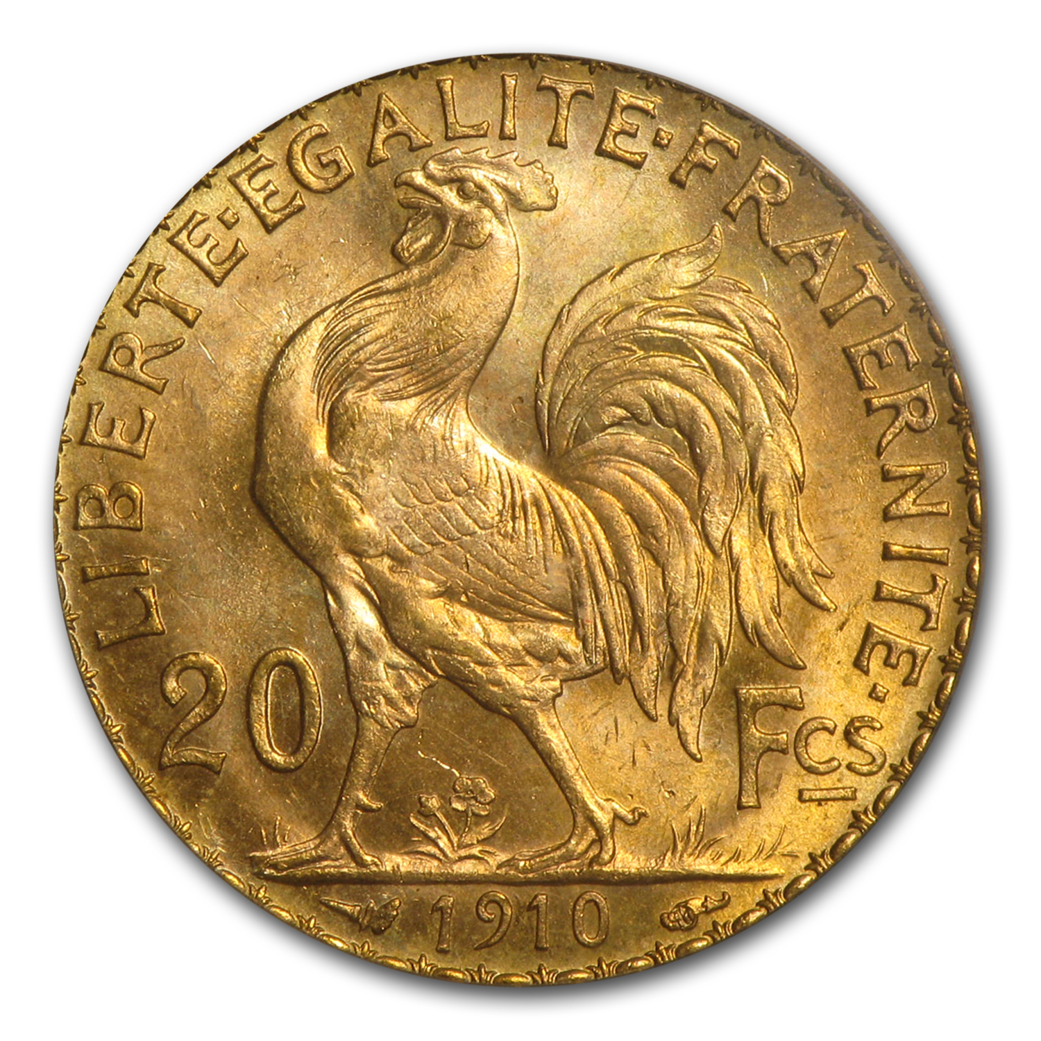 Buy 1899-1914 France Gold 20 Francs Rooster MS-64 NGC/PCGS | APMEX