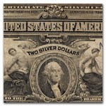1899 $2.00 Silver Cert. George Washington VG (Fr#256)