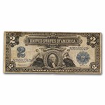 1899 $2.00 Silver Cert. George Washington VG (Fr#256)
