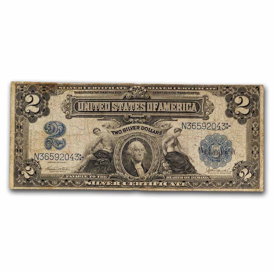 1899 $2.00 Silver Cert. George Washington VG (Fr#256)