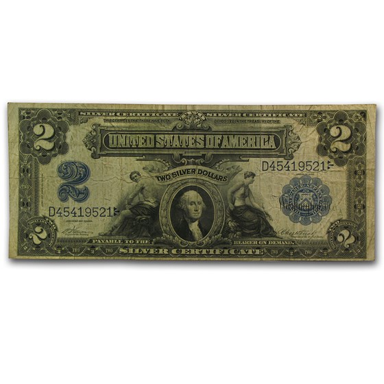 1899 $2.00 Silver Certificate Fine+ 1899 $2.00 Silver Certificate Fine+