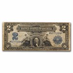 1899 $2.00 Silver Certificate George Washington VG (Fr#255)