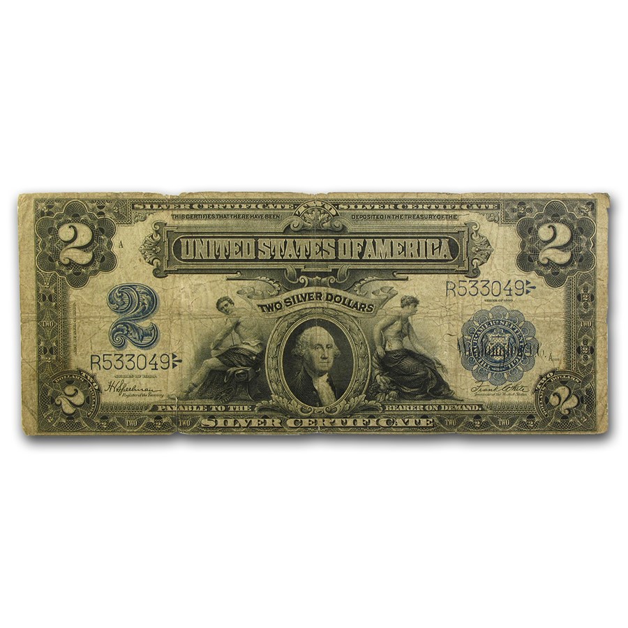1899 $2.00 Silver Certificate VG (Fr#258)