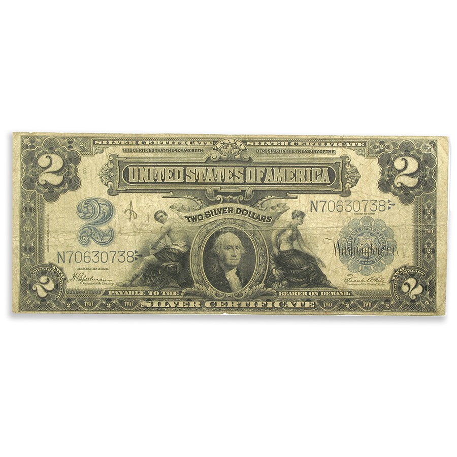 1899 $2.00 Silver Certificate Washington VG (Fr#258)