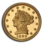 1899 $2.50 Liberty Gold Quarter Eagle PR-68 DCAM PCGS CAC