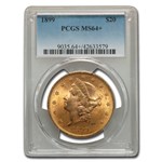 1899 $20 Liberty Double Eagle MS-64+ PCGS