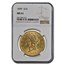 1899 $20 Liberty Gold Double Eagle MS-61 NGC