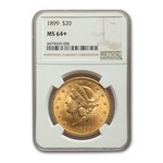 1899 $20 Liberty Gold Double Eagle MS-64+ NGC