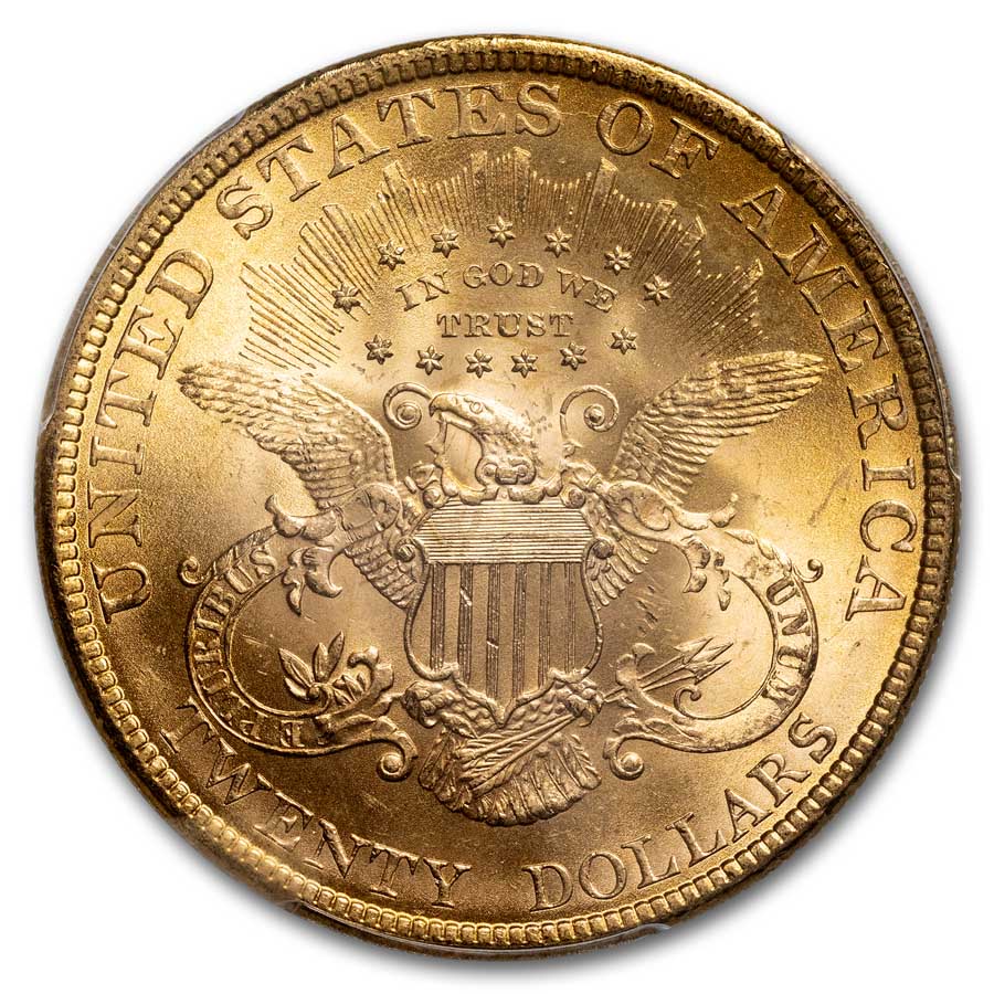 Buy 1899 $20 Liberty Gold Double Eagle MS-64 PCGS | APMEX
