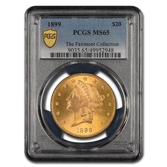 1899 $20 Liberty Gold Double Eagle MS-65 PCGS 1899 $20 Liberty Gold Double Eagle MS-65 PCGS