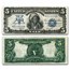 1899 $5.00 Silver Certificate Chief Running Antelope AU (Fr#280)