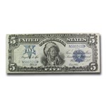 1899 $5.00 Silver Certificate Chief Running Antelope VF (Fr#280)