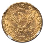 1899 $5 Liberty Gold Half Eagle MS-62 NGC
