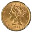 1899 $5 Liberty Gold Half Eagle MS-63 NGC