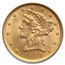 1899 $5 Liberty Gold Half Eagle MS-63 PCGS CAC