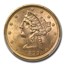 1899 $5 Liberty Gold Half Eagle MS-64 PCGS CAC