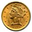 1899 $5 Liberty Gold Half Eagle MS-64 PCGS (RPD FS-301)