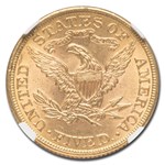 1899 $5 Liberty Gold Half Eagle MS-65 NGC