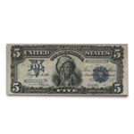 1899 $5 Silver Cert. Chief Running Antelope AU-50 PCGS (Fr#281)
