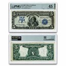 1899 $5 Silver Cert. Chief Running Antelope Ch XF-45 PMG (Fr#271)