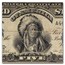 1899 $5 Silver Cert. Chief Running Antelope F-15 PMG (Fr#271)