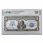 1899 $5 Silver Cert. Chief Running Antelope VF-25 PMG (Fr#271)