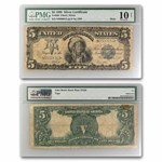 1899 $5 Silver Cert Chief Running Antelope VG-10 PMG (Fr#280m)Net