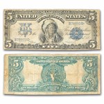 1899 $5 Silver Certificate Chief Running Antelope Fine (Fr#272)