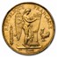 1899-A France Gold 100 Francs Lucky Angel MS-60 NGC