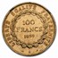 1899-A France Gold 100 Francs Lucky Angel MS-60 NGC