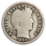 1899 Barber Dime Good/VG