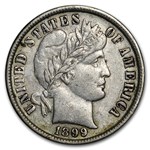 1899 Barber Dime XF