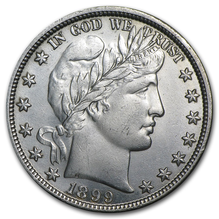 1899 Barber Half Dollar AU