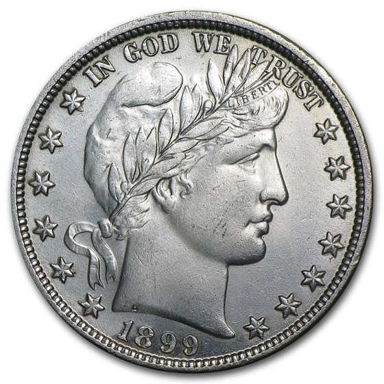 1899 Barber Half Dollar AU 1899 Barber Half Dollar AU
