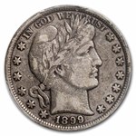 1899 Barber Half Dollar VF-20 PCGS