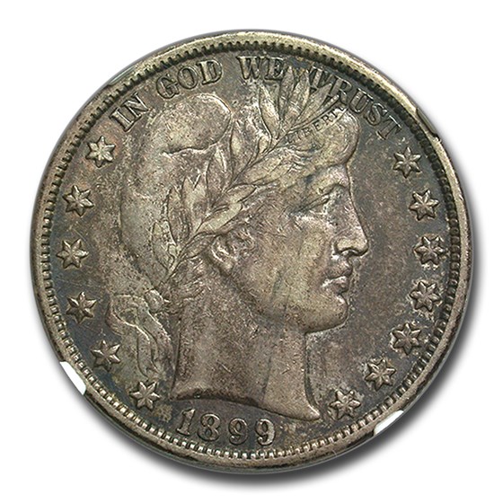 1899 Barber Half Dollar XF-45 NGC 1899 Barber Half Dollar XF-45 NGC