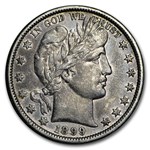 1899 Barber Half Dollar XF