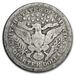 1899 Barber Quarter Good/VG