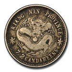 1899 China Silver 10 Cents VF-25 PCGS