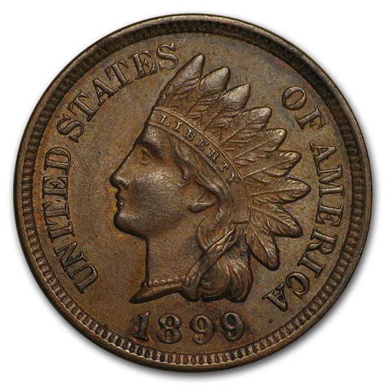 1899 Indian Head Cent AU 1899 Indian Head Cent AU
